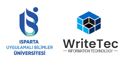 Isparta Uygulamalı Bilimler Üniversitesi ve WriteTec Bilgi Teknolojileri
