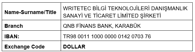 Account Information For Dollar Payments (DOLLAR-$)